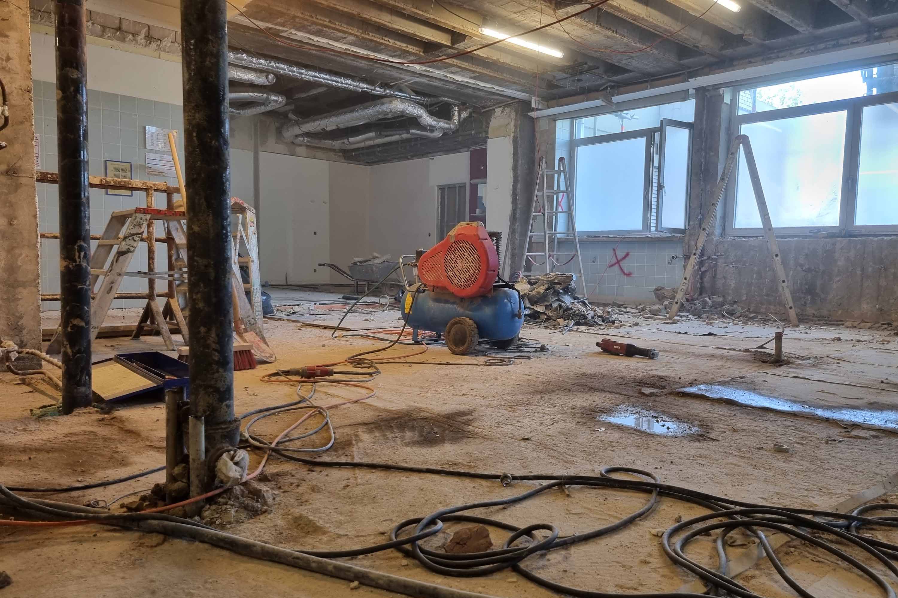 Baustelle Zentrale Notaufnahme