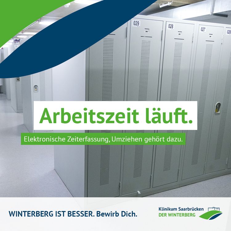 Text-Bild-Motiv: Winterberg ist besser: Arbeitszeit läuft: Elektronische Zeiterfassung – und das Umziehen gehört dazu.