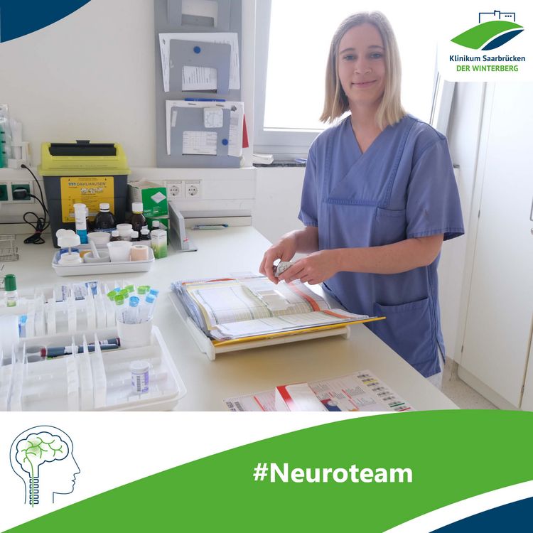 Nadine Schmitt: Vorstellung des Teams der Station 95 im Klinikum Saarbrücken, Neuroteam