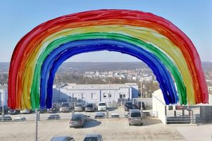 Regenbogen gemalt