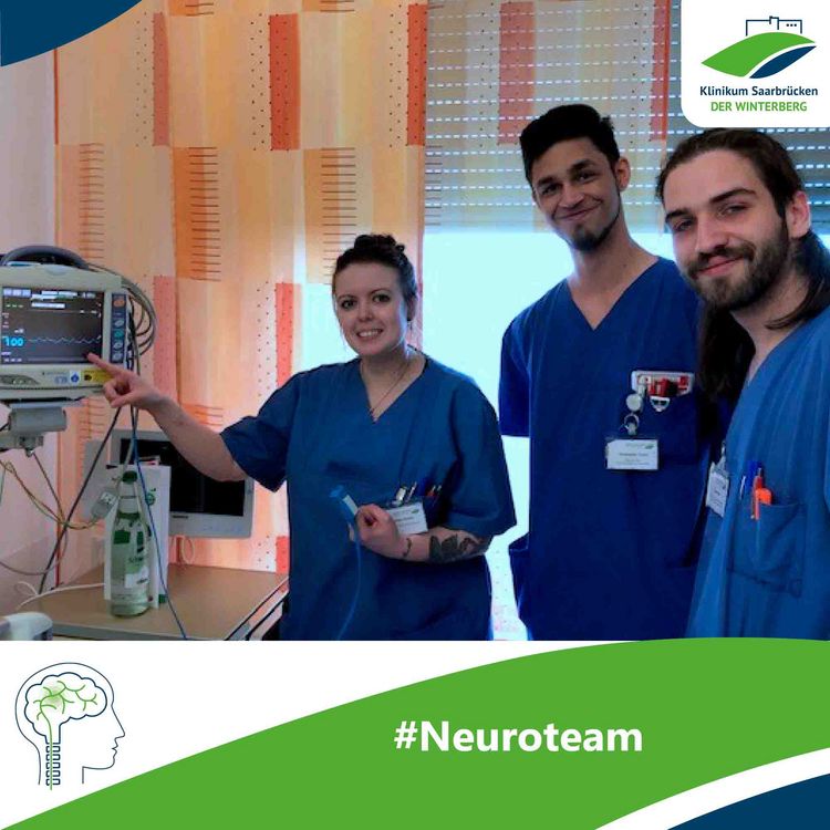Christine Stalen: Vorstellung des Teams der Station 95 im Klinikum Saarbrücken, Neuroteam