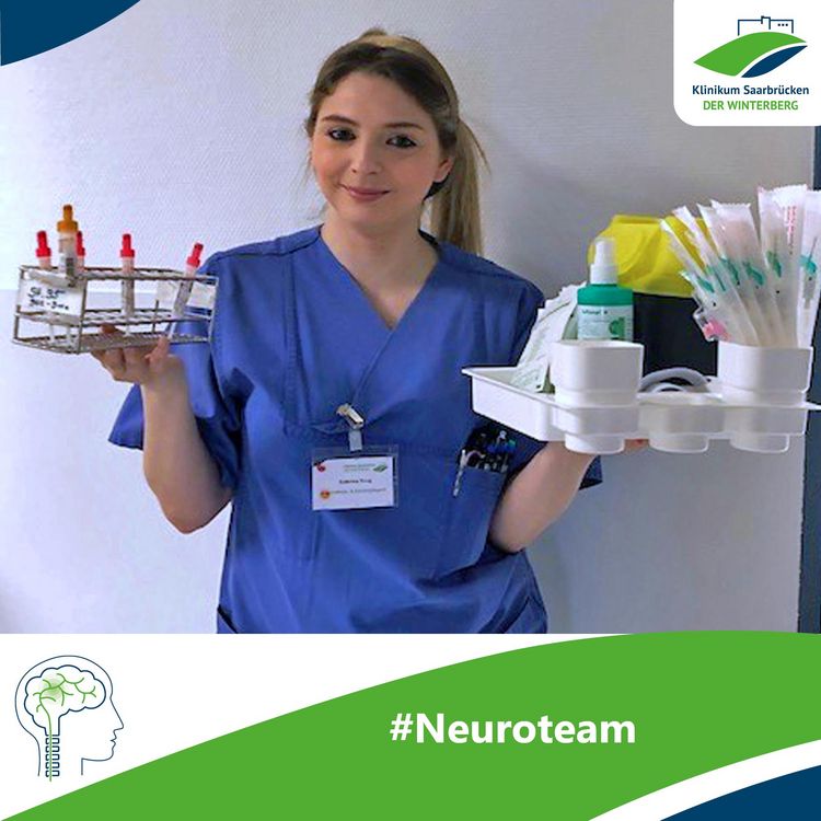 Sabrina Krug: Vorstellung des Teams der Station 95 im Klinikum Saarbrücken, Neuroteam