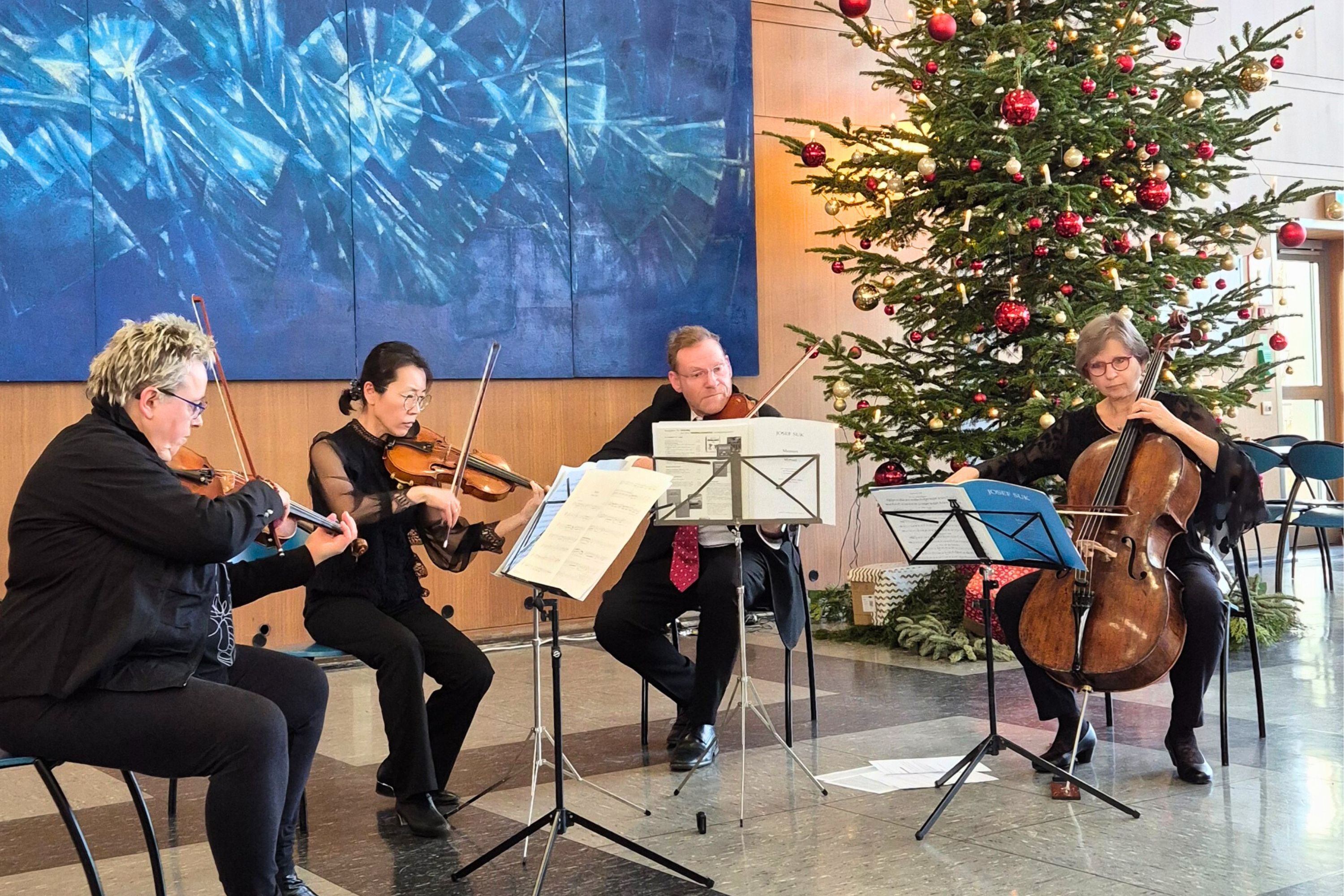 DRP gehört vor Ort: Ensemble der Deutschen Radio Philharmonie zu Gast auf dem Winterberg.