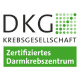 Zertifikat der Deutschen Krebsgesellschaft (DKG): Zertifiziertes Darmkrebszentrum