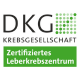 Zertifikat der Deutschen Krebsgesellschaft: Zertifiziertes Leberkrebszentrum