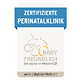 Zertifikat mit Schriftzug: Zertifizierte Perinatalklinik – Babyfreundlich